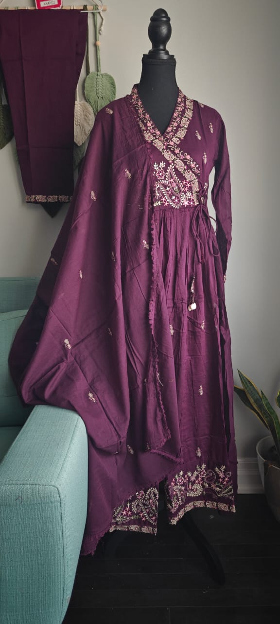 Angrakha Dress Set