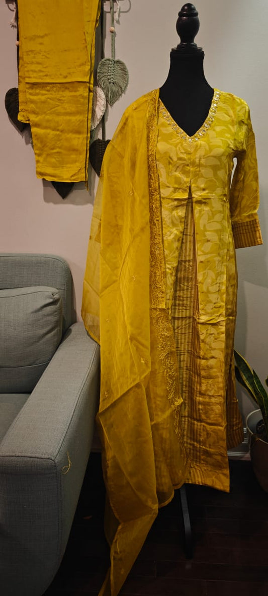 Silk Kurti Set